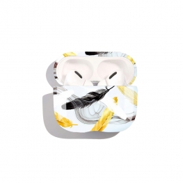 Leaf water sticker printing airpods case