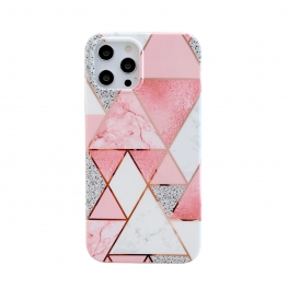 Triangle Painting  pink Phone Case