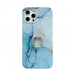 IMD Marble protective Case With finger Ring holder
