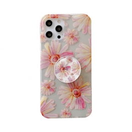 IMD floral case with matching phone grip
