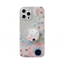 IMD Tech Floral  Phone Case   tech with matching Pop Socket