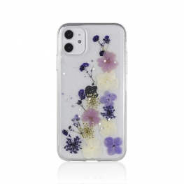 Purple and pink Dried Flower Phone Case