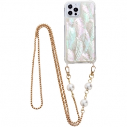 seashell case with chain