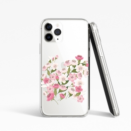 IMD pink flower iphone case