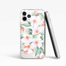 Non-fading printing flower phone case